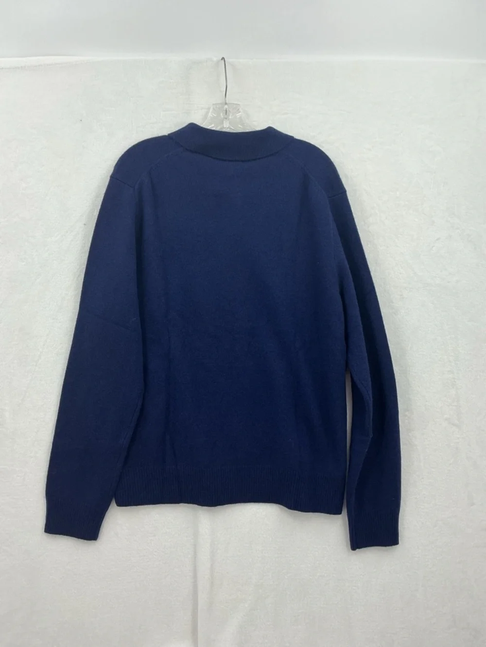 NWT 100% cashmere Polo Ralph Lauren Men's Long-Sleeve Polo in Navy 839